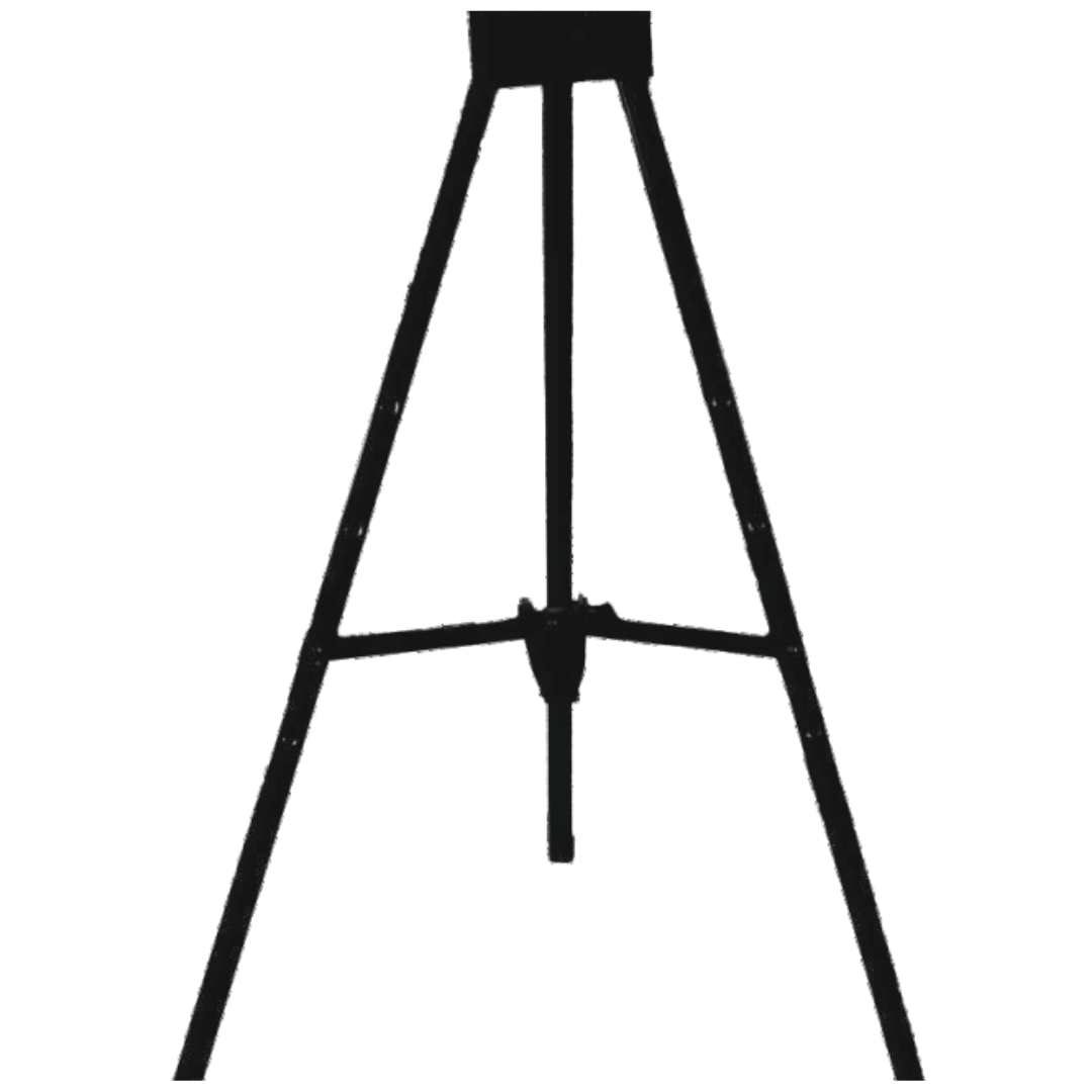 Three Leg Powder Coated Metal Stand